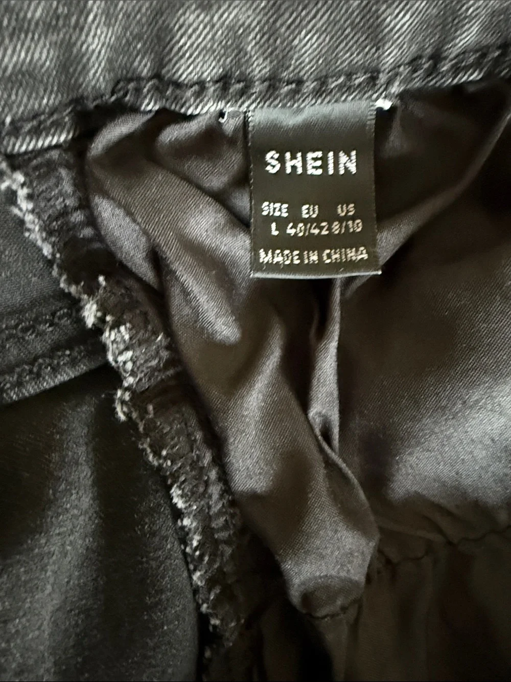 SHEIN Black Distressed Maxi Skirt - Picture 3 of 3